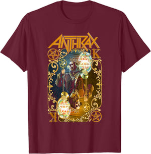 Anthrax Evil Twin T-Shirt - T-Shirt | Maroon