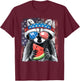 Trash Panda American Flag Boys Raccoon 4th of July T-Shirt - T-Shirt | Maroon