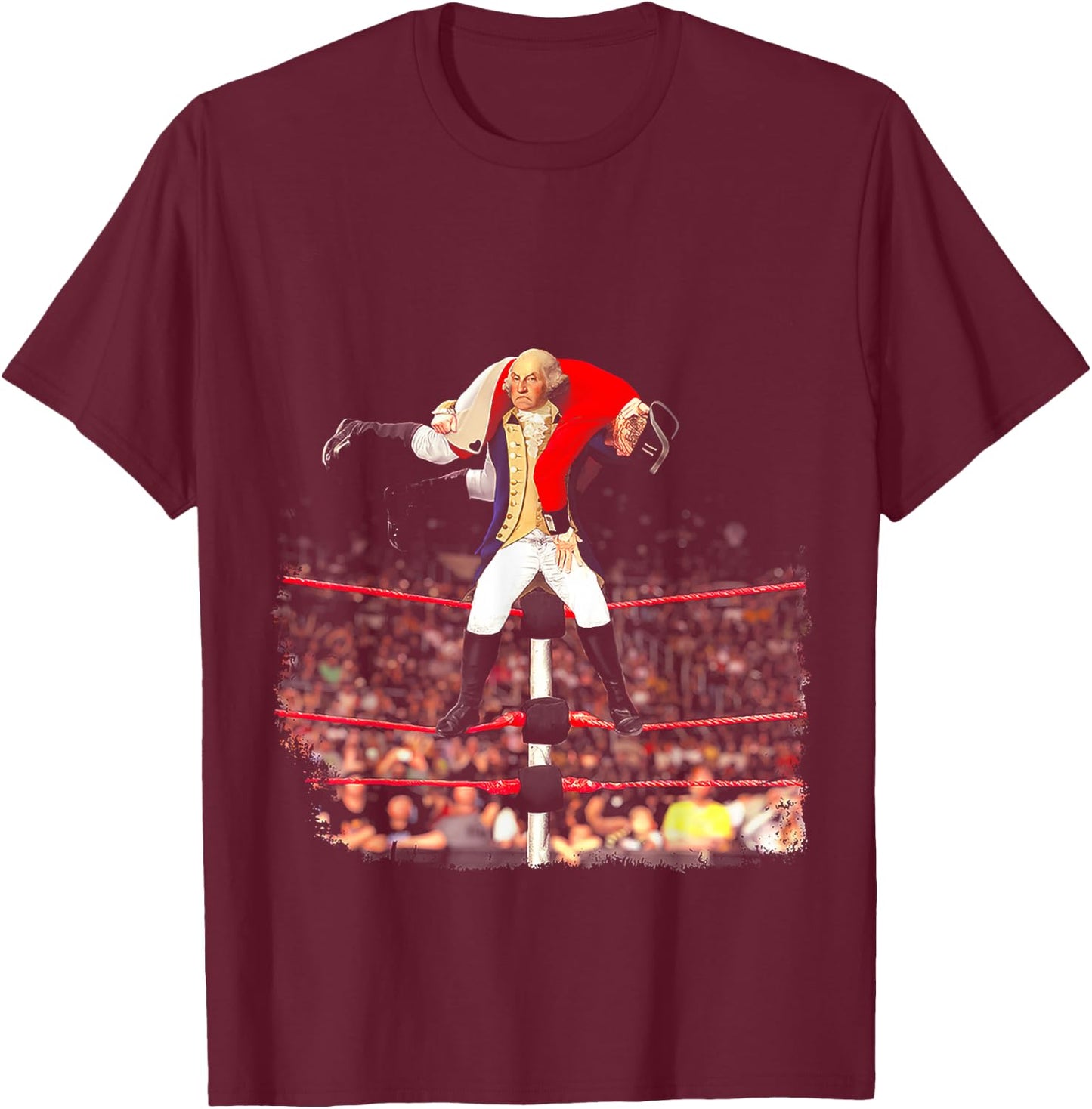 George Washington Wrestling T-Shirt - T-Shirt | Maroon