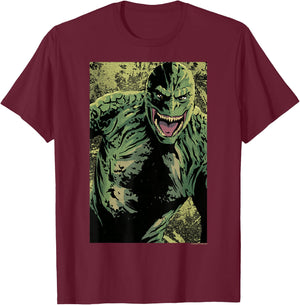 Marvel Spider-Man No Way Home Lizard Stylized Portrait T-Shirt - T-Shirt | Maroon