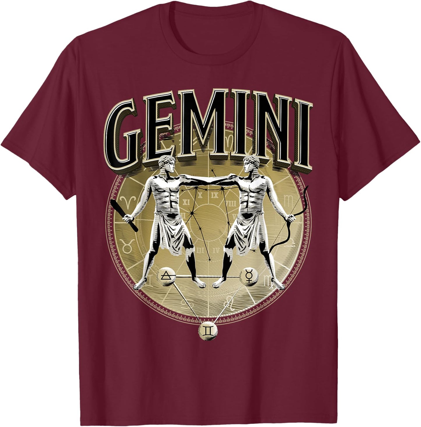 Gemini Horoscope Gemini Outfit May June Birthday Gemini T-Shirt - T-Shirt | Maroon