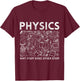 Physicist Science Teacher Gift Physics T-Shirt - T-Shirt | Maroon