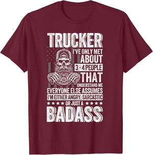 Funny Trucker big rig driver Truck T-Shirt - T-Shirt | Maroon