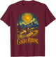 Gogh Riding Funny Horse Riding Van Gogh Art Equestrian T-Shirt - T-Shirt | Maroon