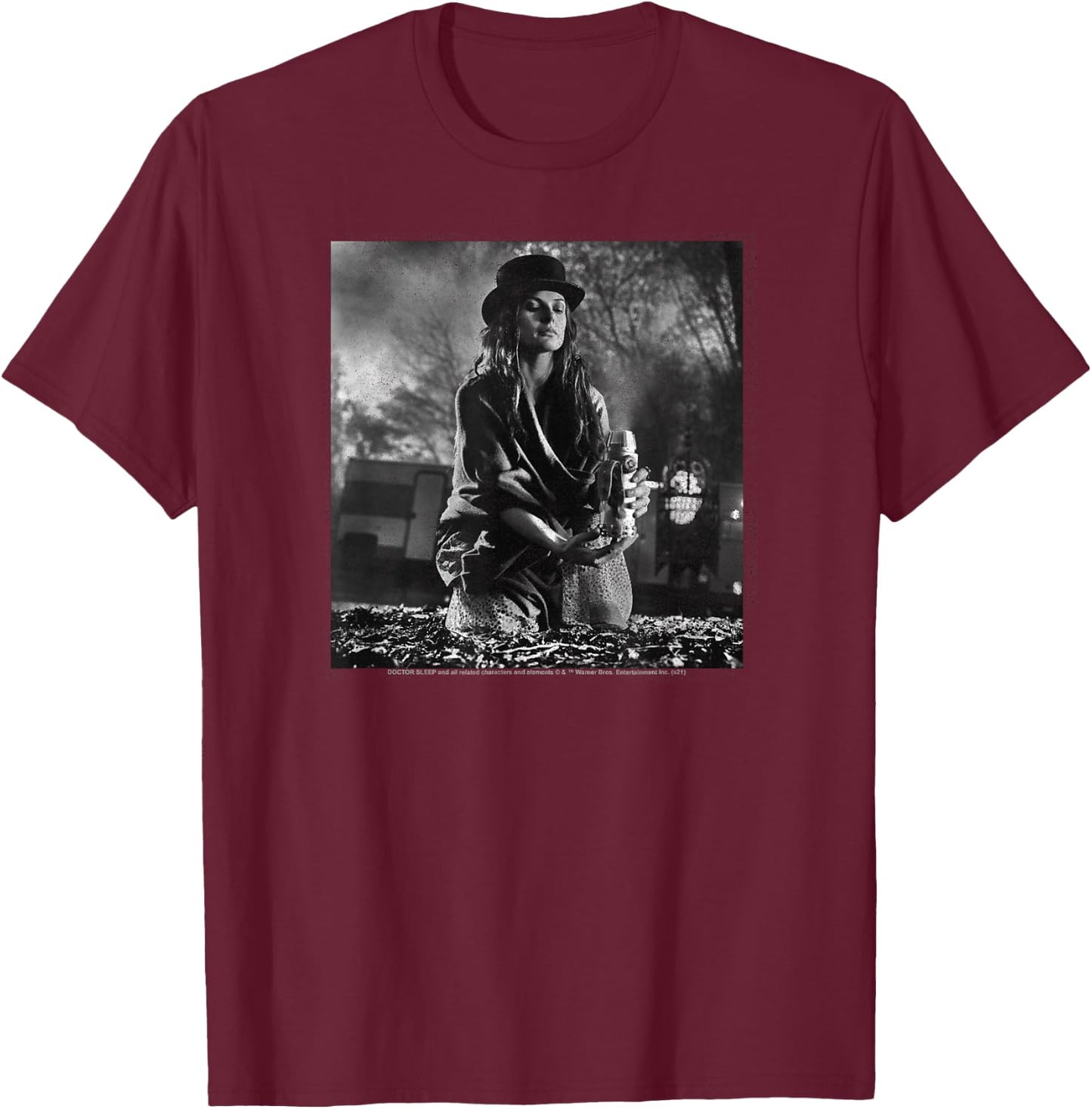 Doctor Sleep Long Live Rose The Hat Movie Photo T-Shirt - T-Shirt | Maroon