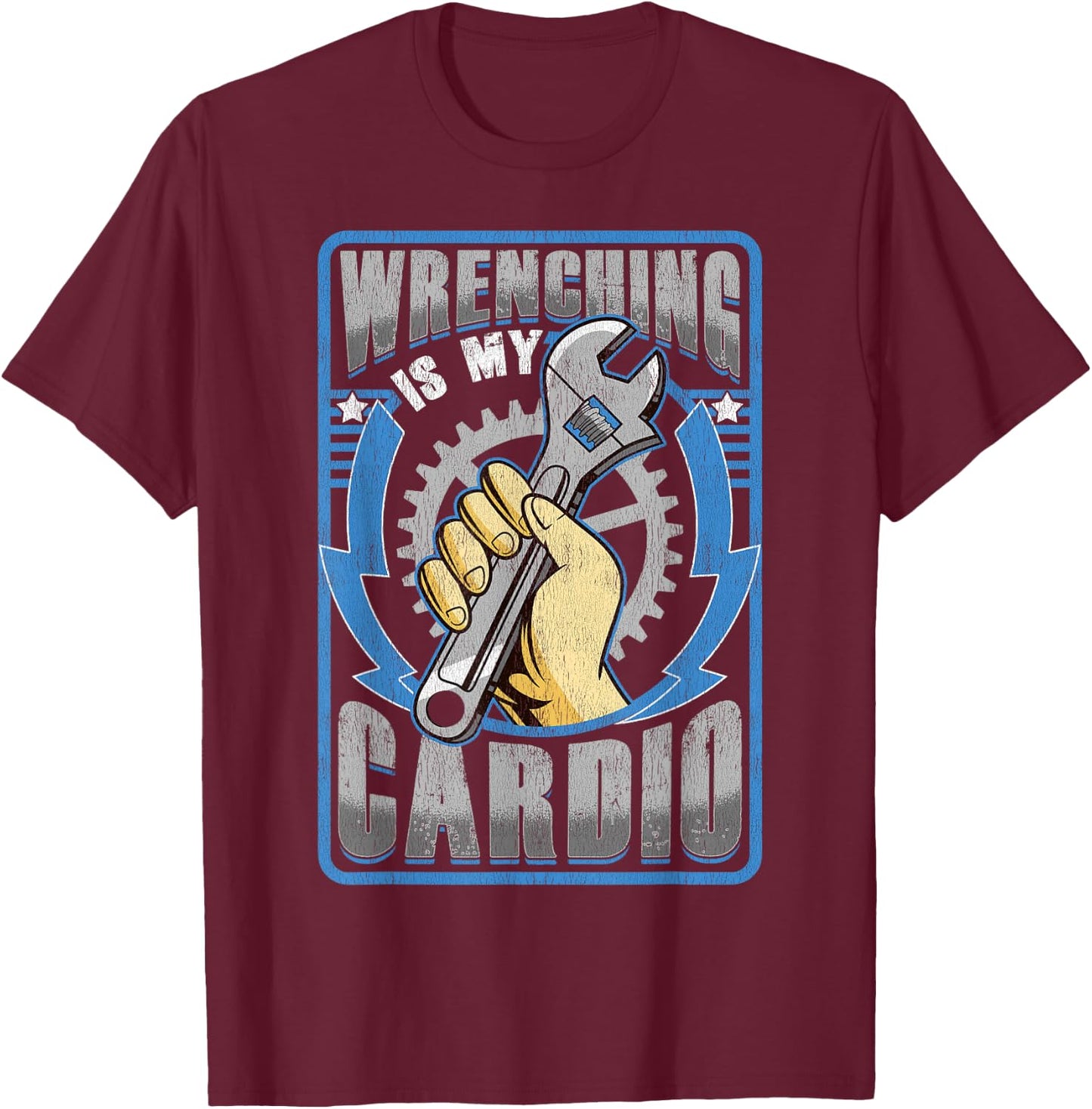 Funny Mechanic Shirts Car Mechanic Work Shirt T-Shirt - T-Shirt | Maroon