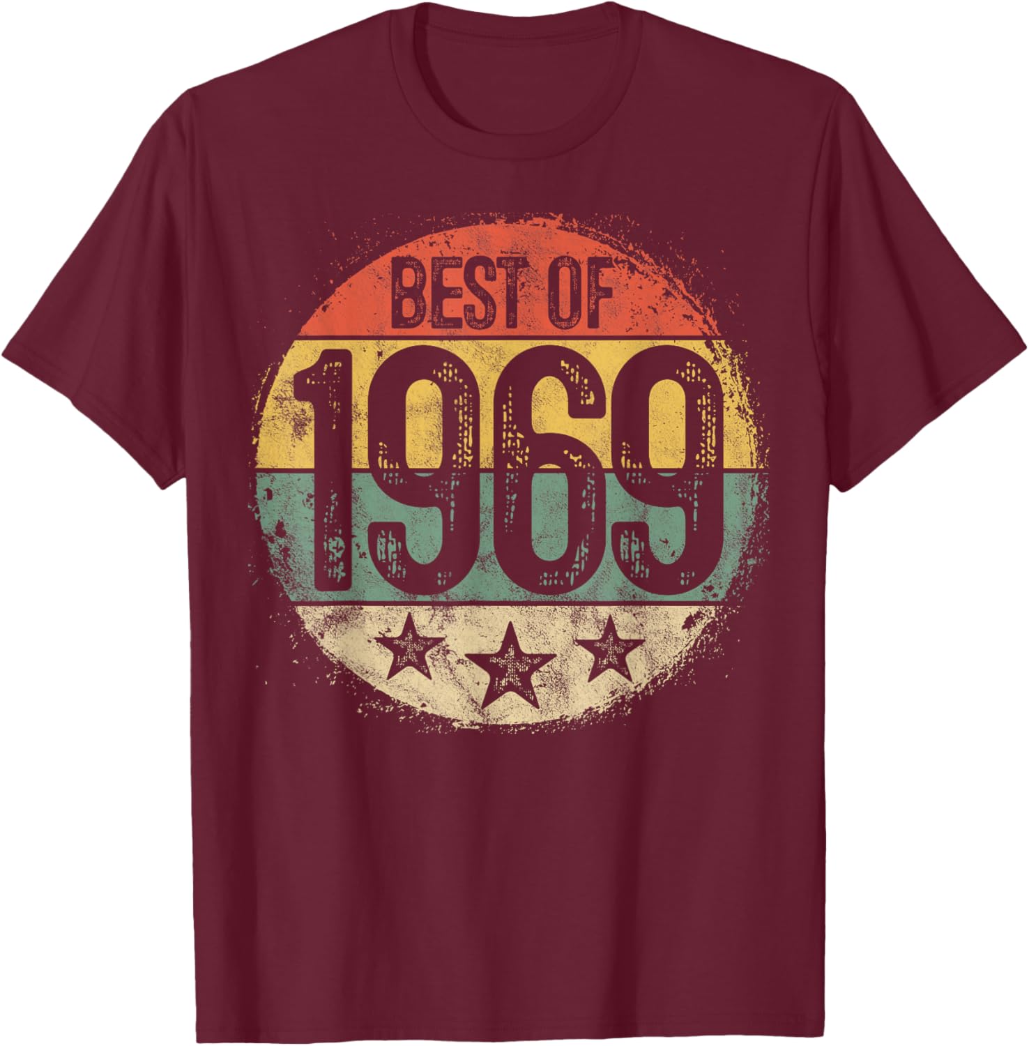Best Of 1969 56th Birthday Gifts Women 56 Year Old T-Shirt - T-Shirt | Maroon