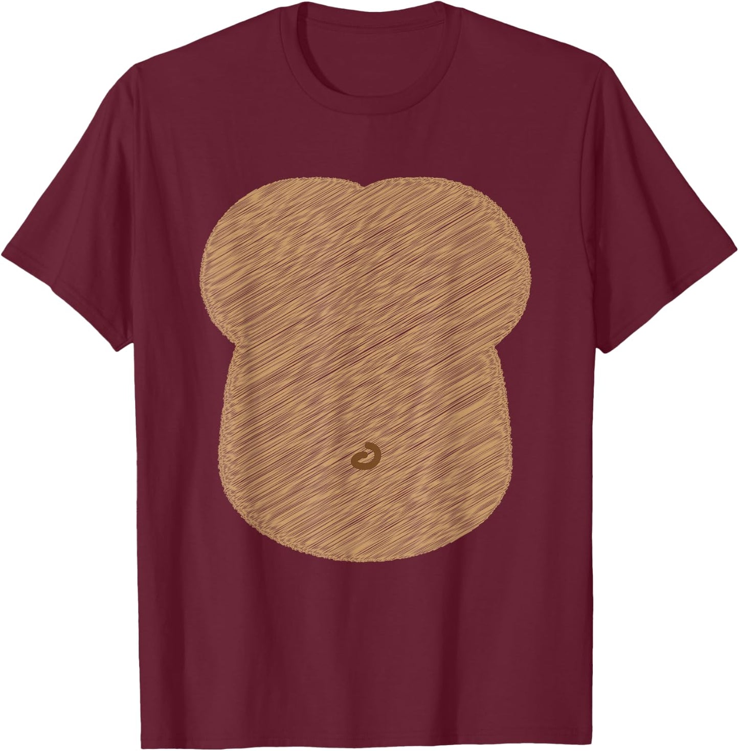 Cute Animal Halloween Gorilla Chest Costume Monkey boy girl T-Shirt - T-Shirt | Maroon