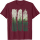 Wild Nature Wildlife Outdoors Trees Landscape Forest T-Shirt - T-Shirt | Maroon