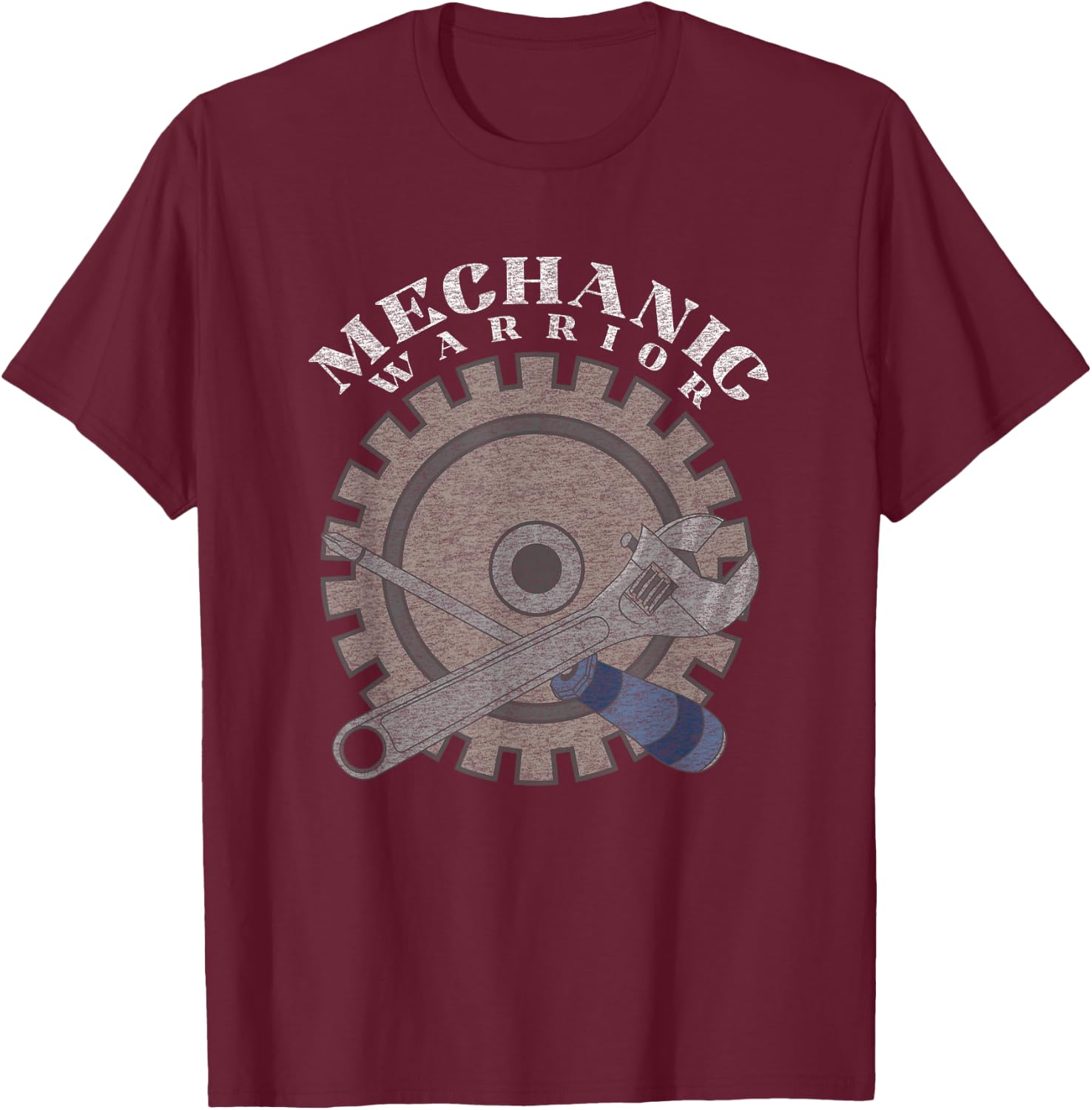 Funny Mechanic Auto Repair Vintage Graphic T-Shirt - T-Shirt | Maroon