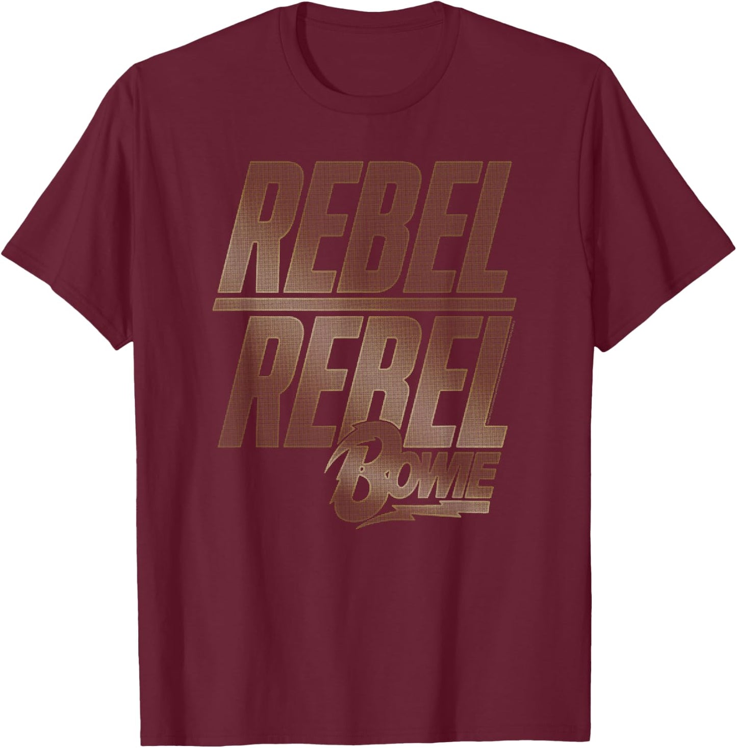 David Bowie - Rebel Rebel T-Shirt - T-Shirt | Maroon