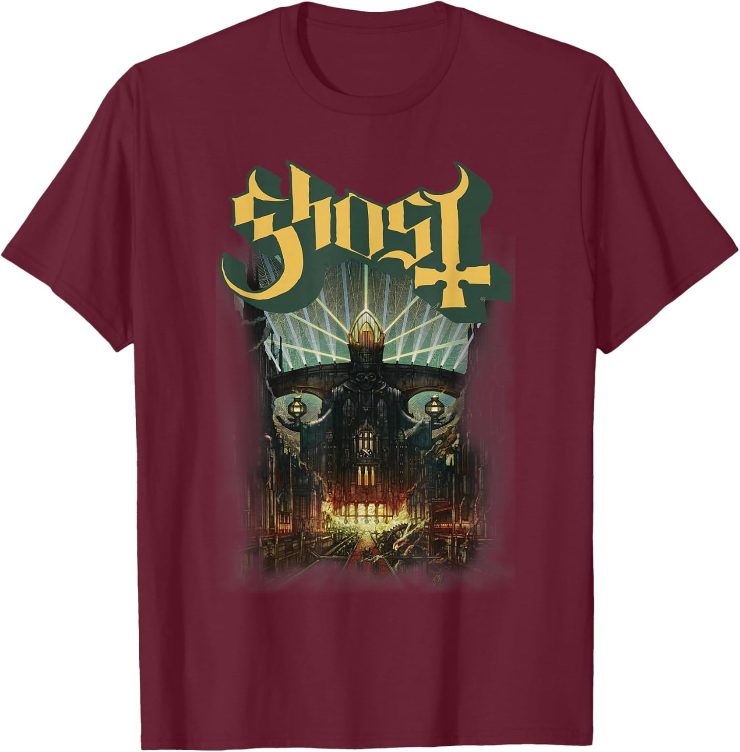 Ghost - Meliora T-Shirt - T-Shirt | Maroon