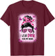 I Wear Pink For My Nana Breast Cancer Awareness T-Shirt - T-Shirt | Maroon