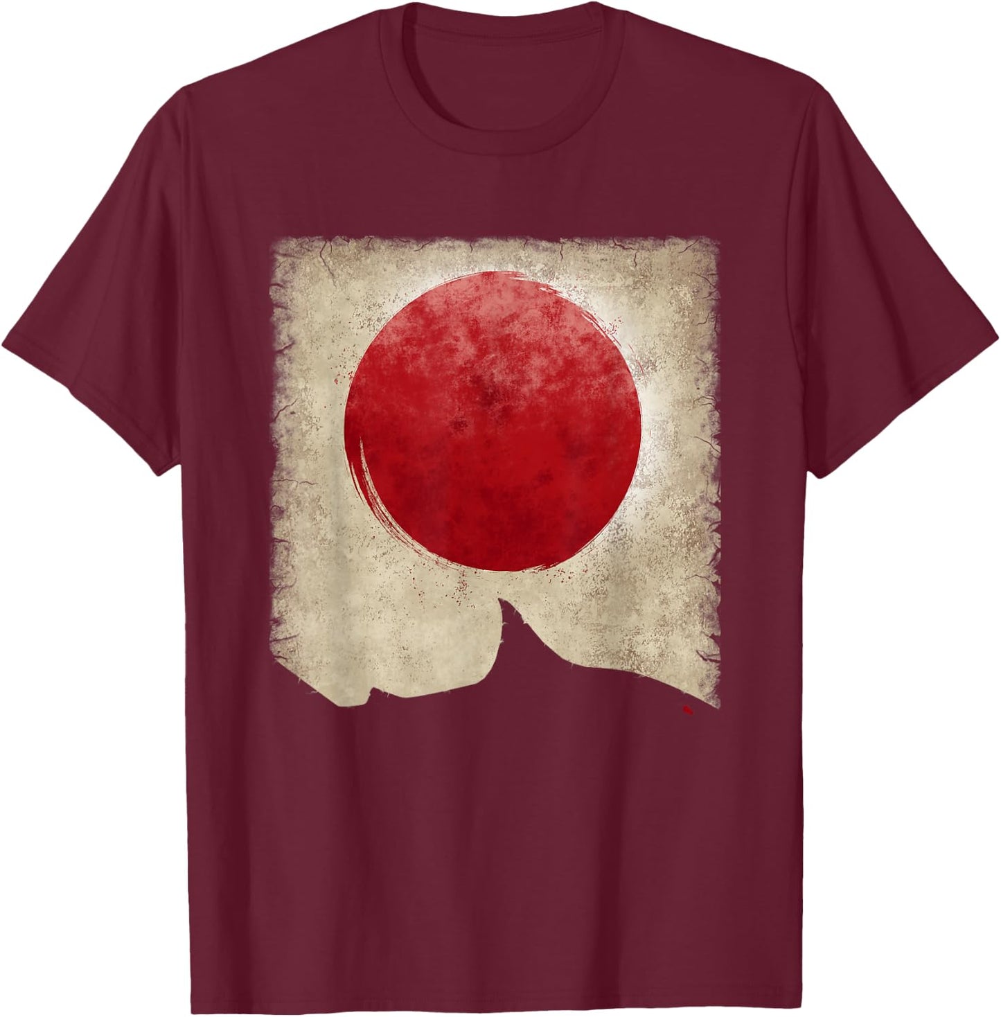 Giant Blacktip Shark Lover Sea Vintage Sunset Fishing T-Shirt - T-Shirt | Maroon