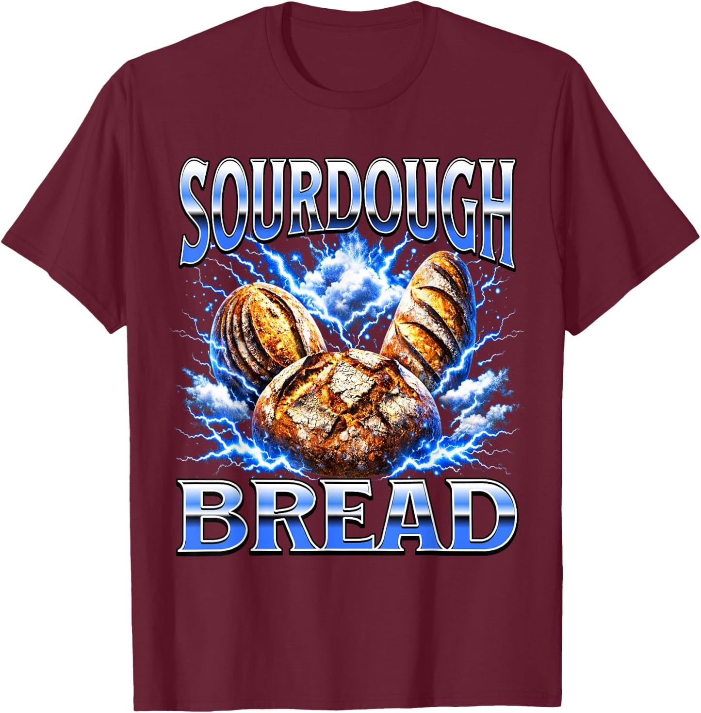 Sourdough Heavy Metal T-Shirt - T-Shirt | Maroon