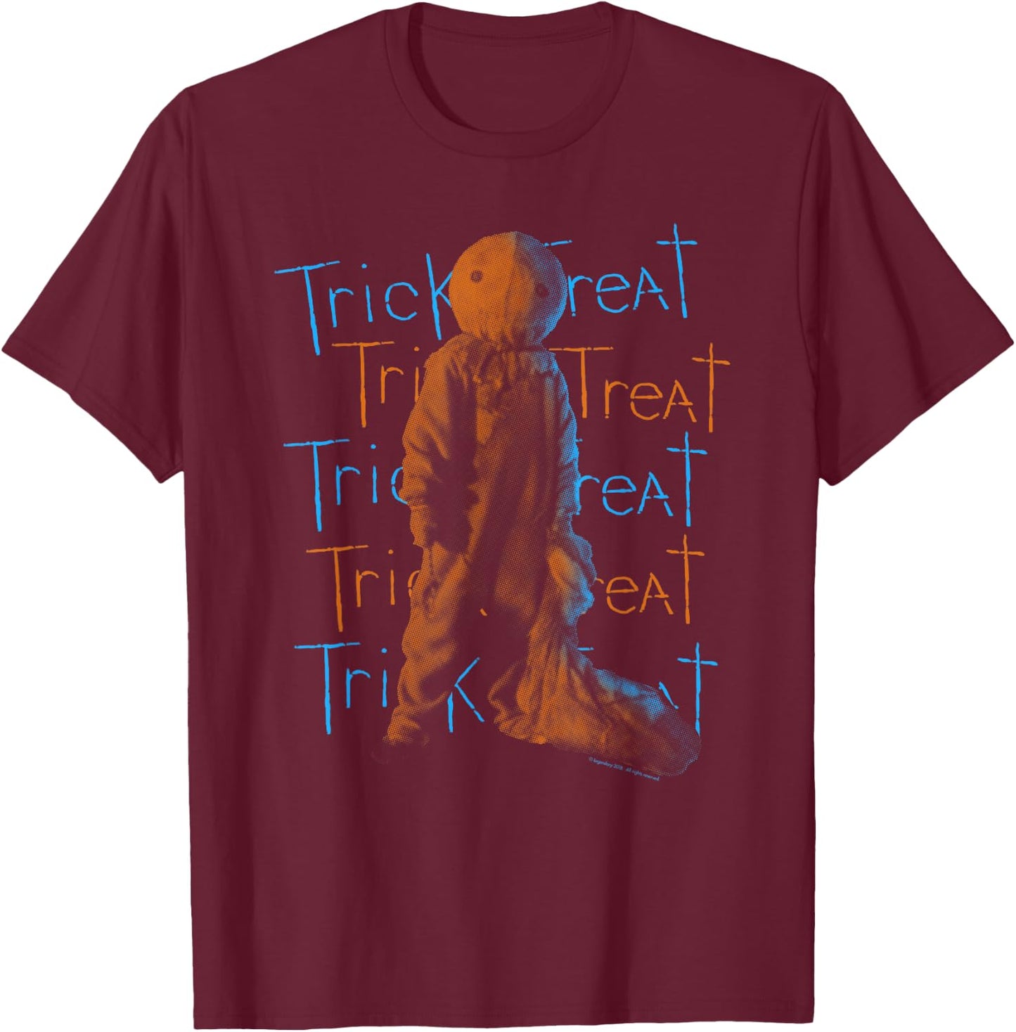 Trick 'r Treat Sam with Repeat Logo T-Shirt - T-Shirt | Maroon