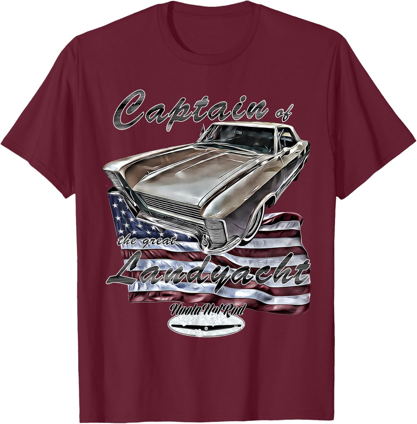 1965 Riviera, Hotrod, Muscle Car, Oldtimer, Vintage, Country Yacht T-Shirt - T-Shirt | Maroon