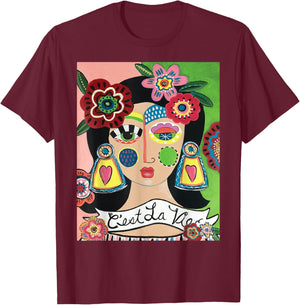 C'est La Vie T-Shirt - T-Shirt | Maroon