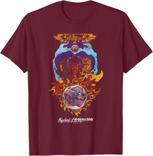 Thin Lizzy Official Thin Lizzy-Vagabonds ,Black T-Shirt - T-Shirt | Maroon