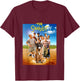 The Sandlot Movie Poster 90s T-Shirt - T-Shirt | Maroon