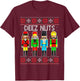 Deez Nuts Nutcracker Ugly Christmas Sweater Funny Xmas T-Shirt - T-Shirt | Maroon