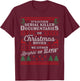 It's Either Serial Killer Documentaries Or Christmas Movies T-Shirt - T-Shirt | Maroon