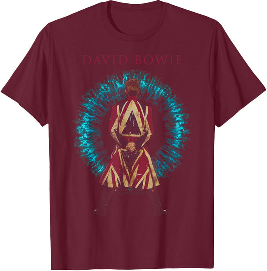 David Bowie - Earthling T-Shirt - T-Shirt | Maroon