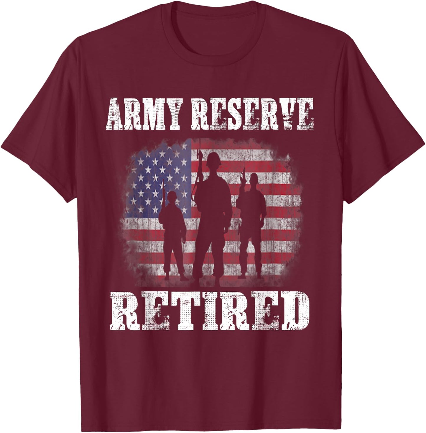 Army reserve retired T-Shirt - T-Shirt | Maroon