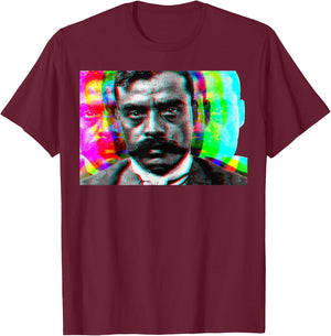 Emiliano Zapata Mexican Flag La Revolucion Mexicana 3D T-Shirt - T-Shirt | Maroon