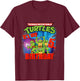 Mademark x Teenage Mutant Ninja Turtles - Original Teenage Mutant Ninja Turtles fifth Birthday 5 T-Shirt - T-Shirt | Maroon