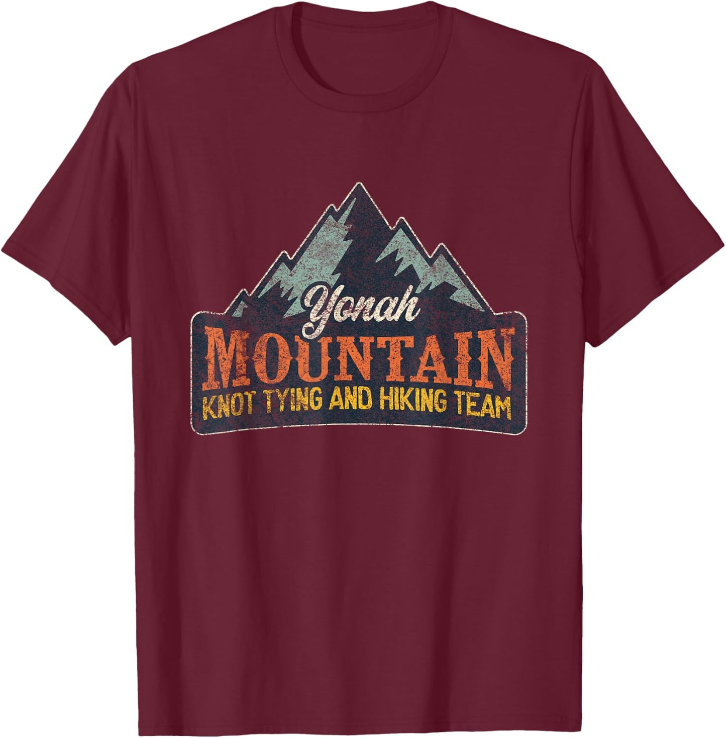 American Marauder: Yonah Mountain Ranger School Team T-Shirt - T-Shirt | Maroon