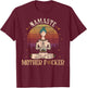 Funny Yoga Namaste Mother Fucker Yoga Namaste Mother Vintage T-Shirt - T-Shirt | Maroon