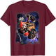 Disney Pixar Wall-E Fire Extinguisher Space Portrait T-Shirt - T-Shirt | Maroon