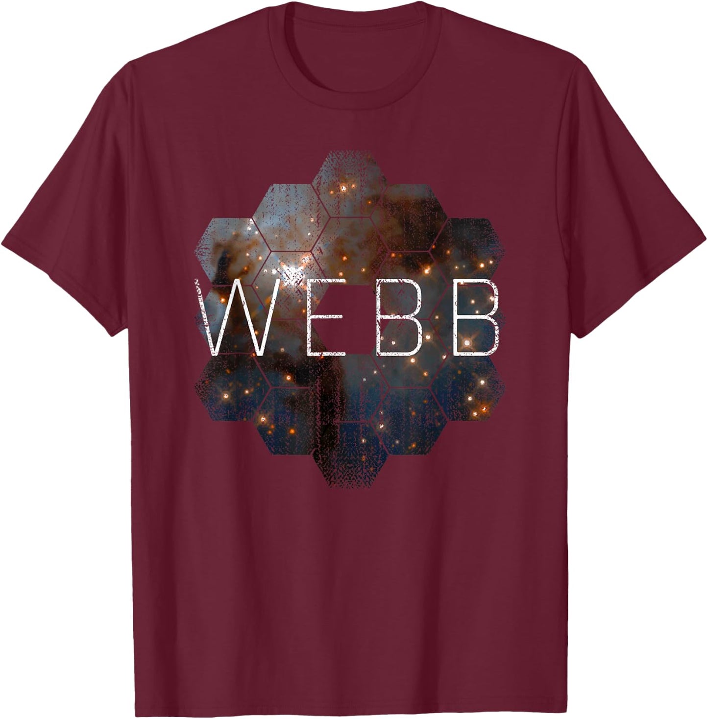 James Webb Telescope Space Observatory 2021 Universe T-Shirt - T-Shirt | Maroon