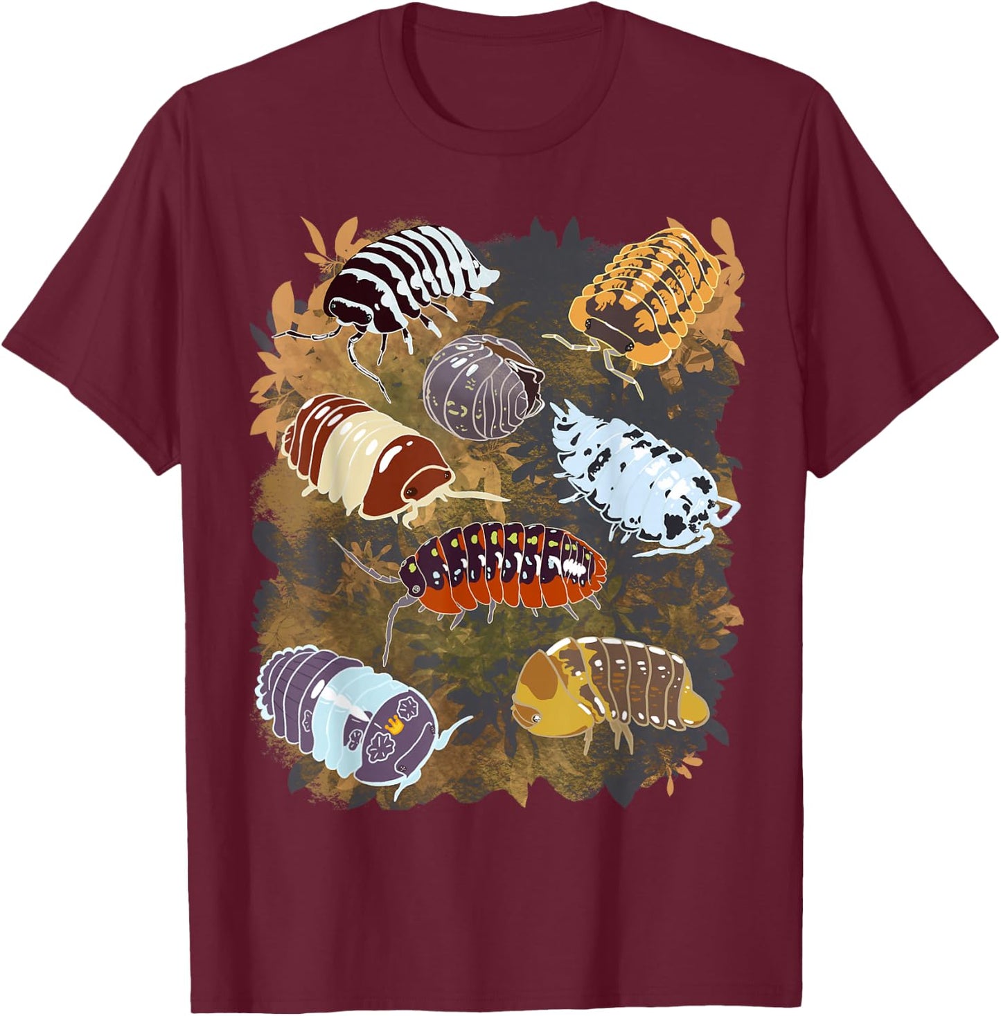 Isopod Collection T-Shirt - T-Shirt | Maroon