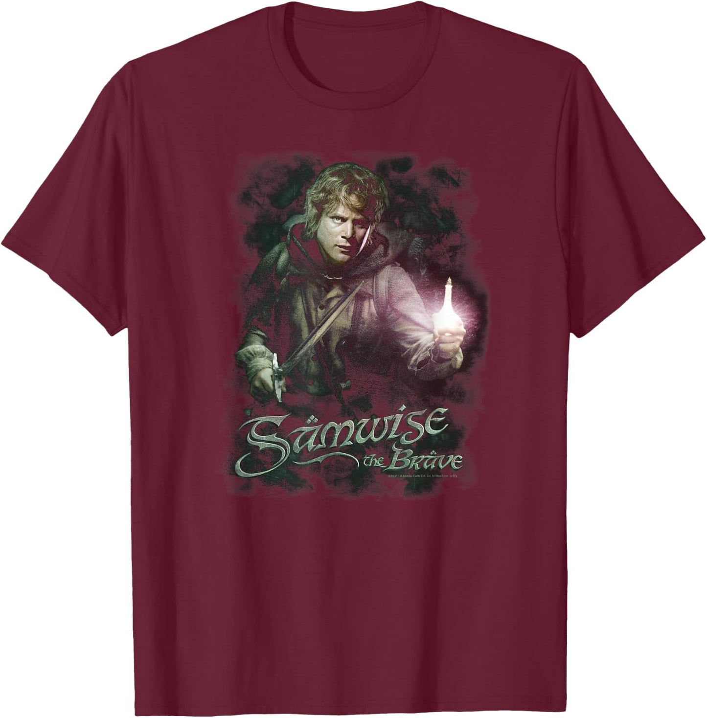 Lord of The Rings Samwise The Brave T-Shirt - T-Shirt | Maroon
