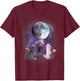 Rats Howling at the Moon Shirt - Funny Rat T-Shirt - T-Shirt | Maroon