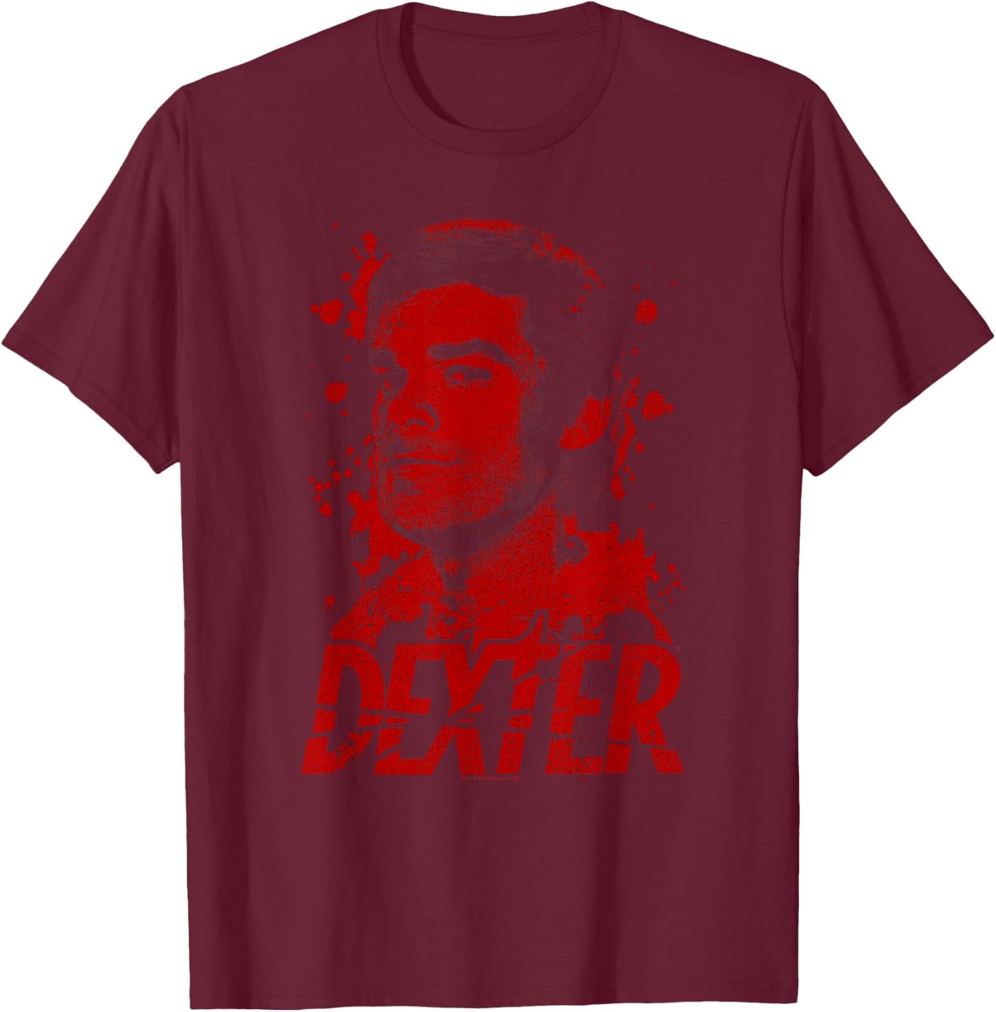 Dexter Born in Blood T-Shirt - T-Shirt | Maroon