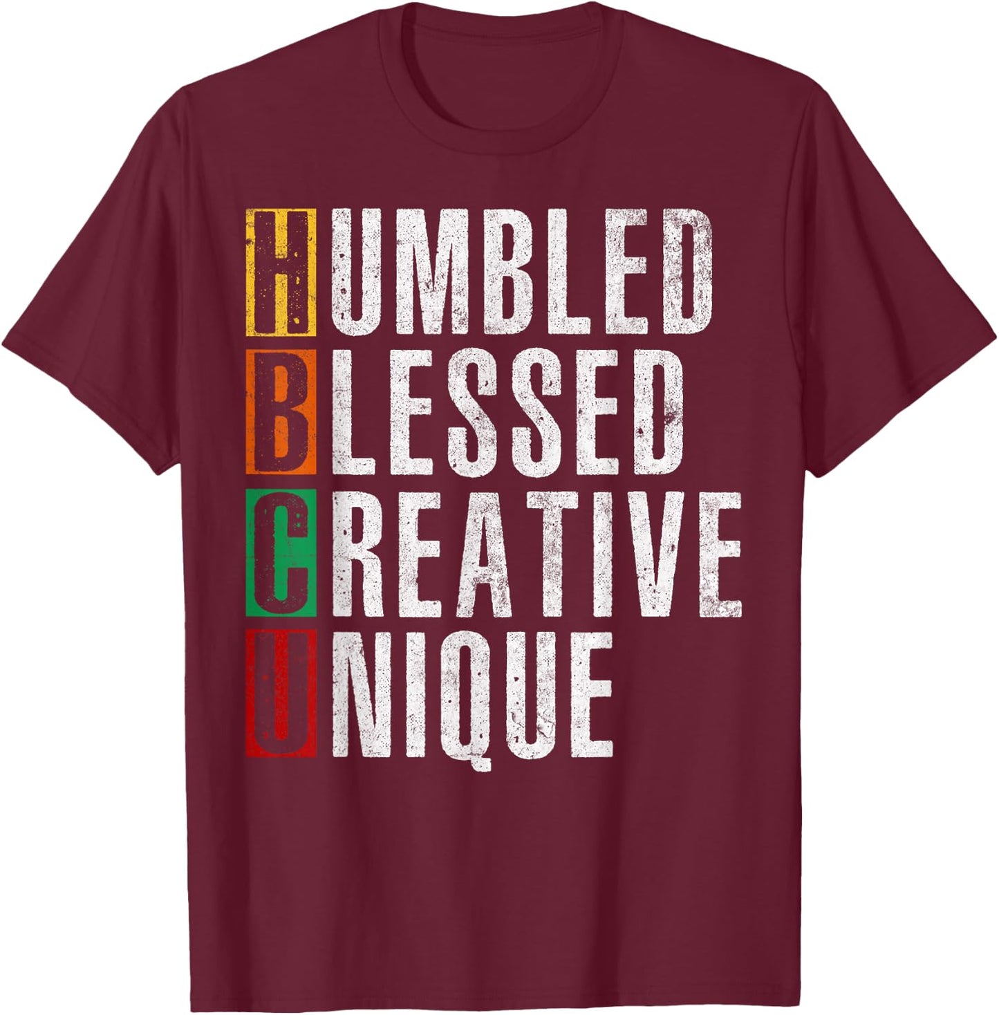 HBCU Grad Afro Historical Black College Women Kids Girls T-Shirt - T-Shirt | Maroon