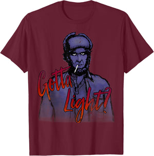 Twin Peaks Distressed Huntsman Sketch Graphic T-Shirt - T-Shirt | Maroon