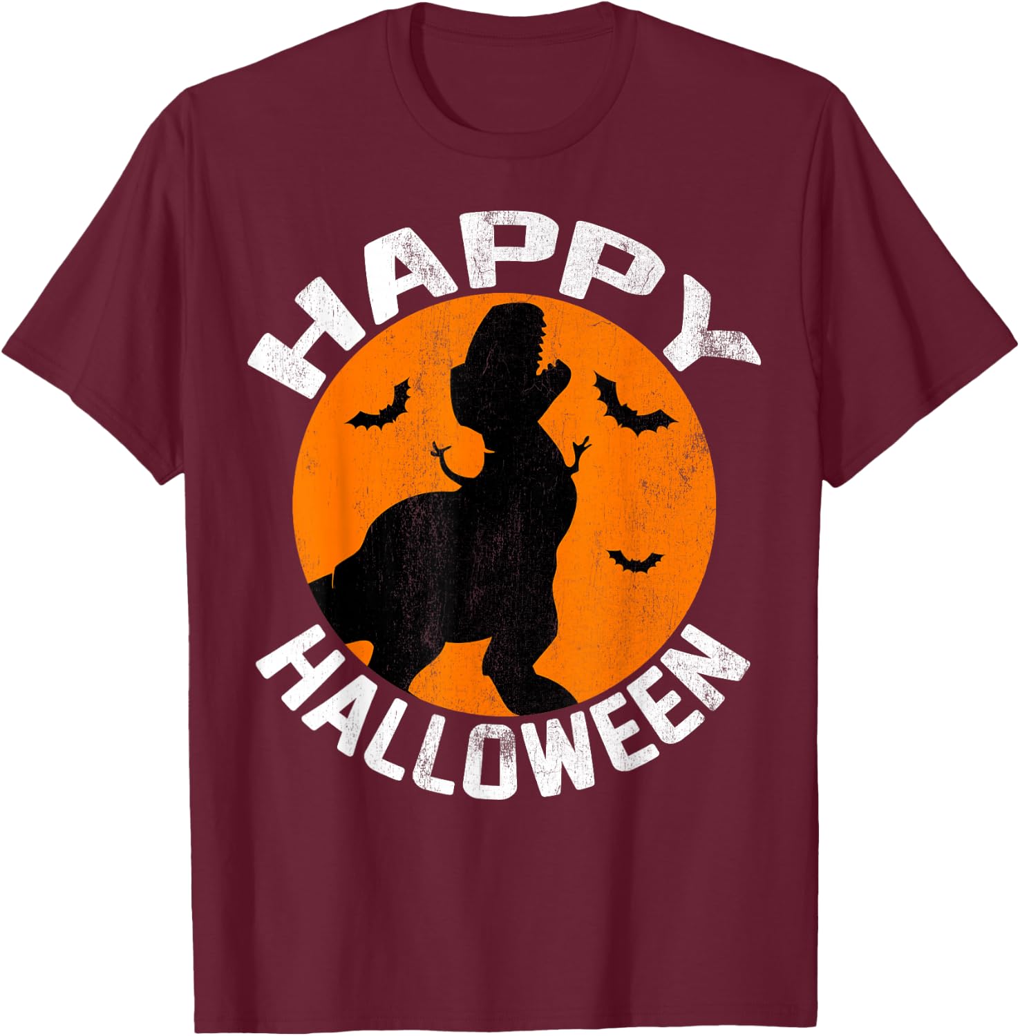 Disney Pixar Toy Story Rex Happy Halloween T-Shirt - T-Shirt | Maroon