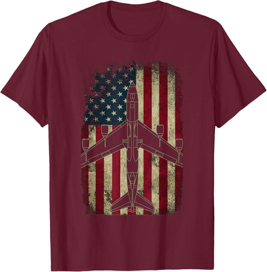 Fores KC-135 STRATOTANKER WALL FLAG T-Shirt - T-Shirt | Maroon