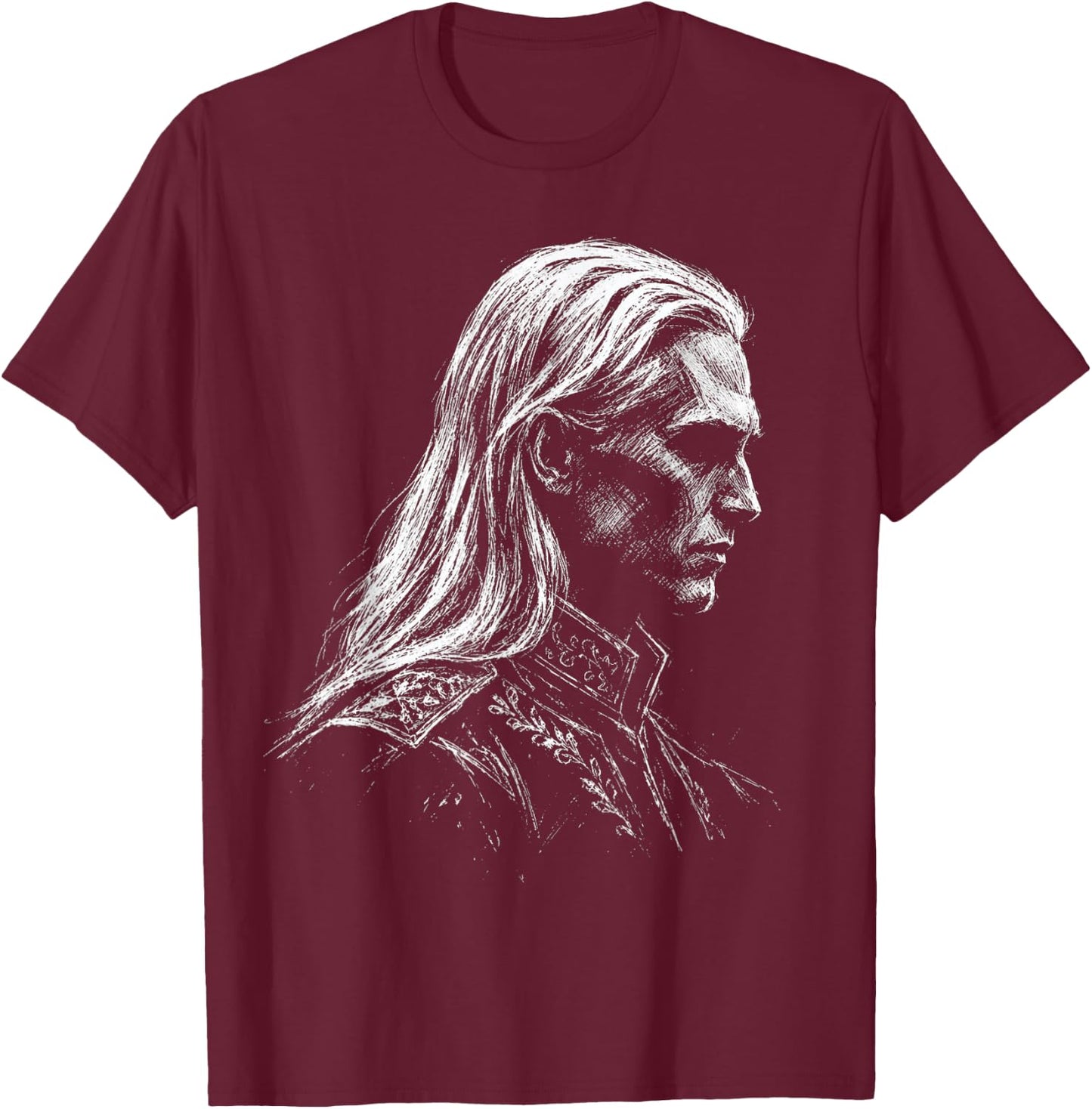 Nordic Alien Sketch Agarthan Emissary Disclosure 2026 T-Shirt - T-Shirt | Maroon