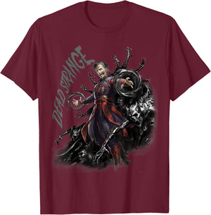 Marvel Doctor Strange Multiverse of Madness the Dead Strange T-Shirt - T-Shirt | Maroon