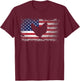 Patriotic Chicken American Flag Cool Chicken Lover Gift Women Kids Men T-Shirt - T-Shirt | Maroon