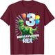 Disney Pixar Toy Story Birthdaysaurus Rex 3rd Birthday T-Shirt - T-Shirt | Maroon