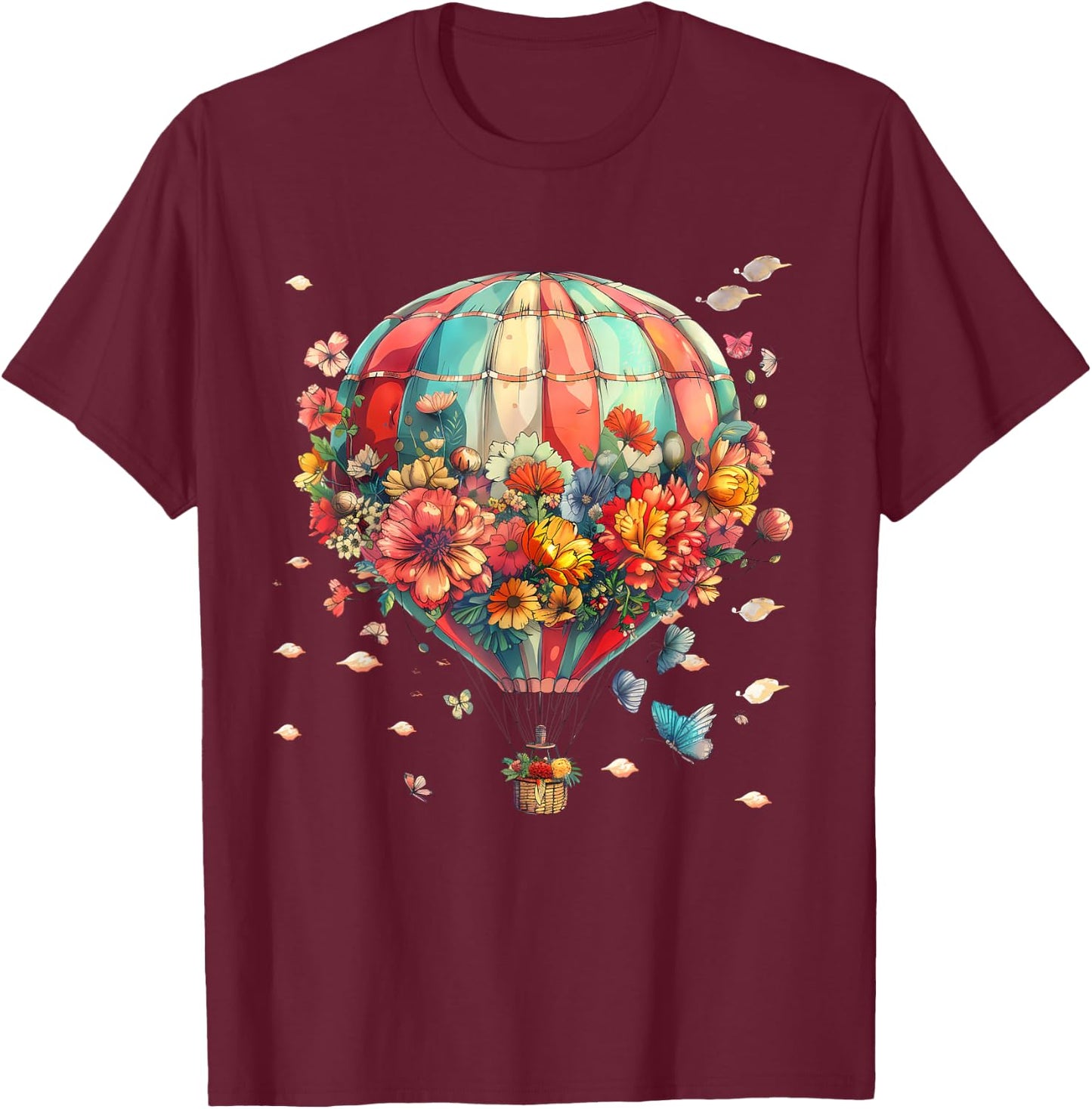 Hot Air Balloon Ride Festival Hot Air Ballooning T-Shirt - T-Shirt | Maroon