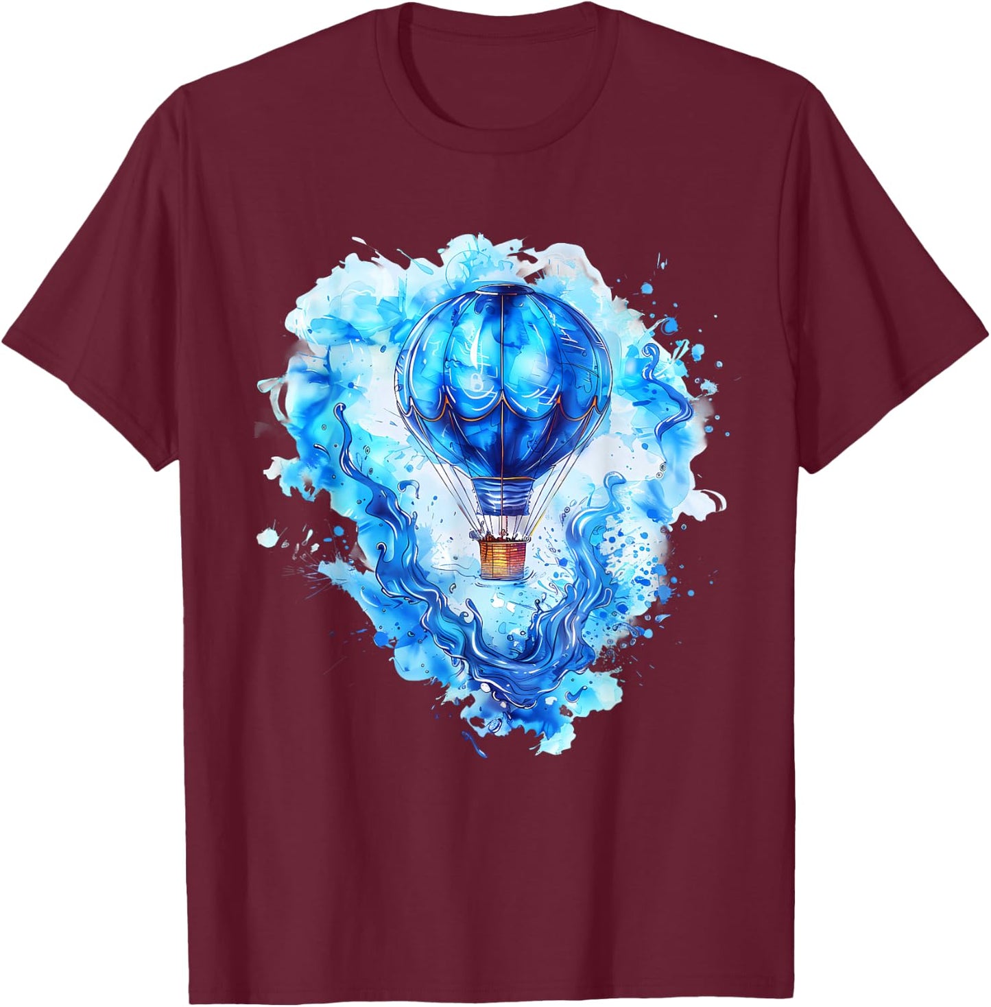 Hot Air Balloon Ride Festival Hot Air Ballooning T-Shirt - T-Shirt | Maroon