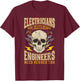 Electrician Funny Humor Occupation Electricians T-Shirt - T-Shirt | Maroon