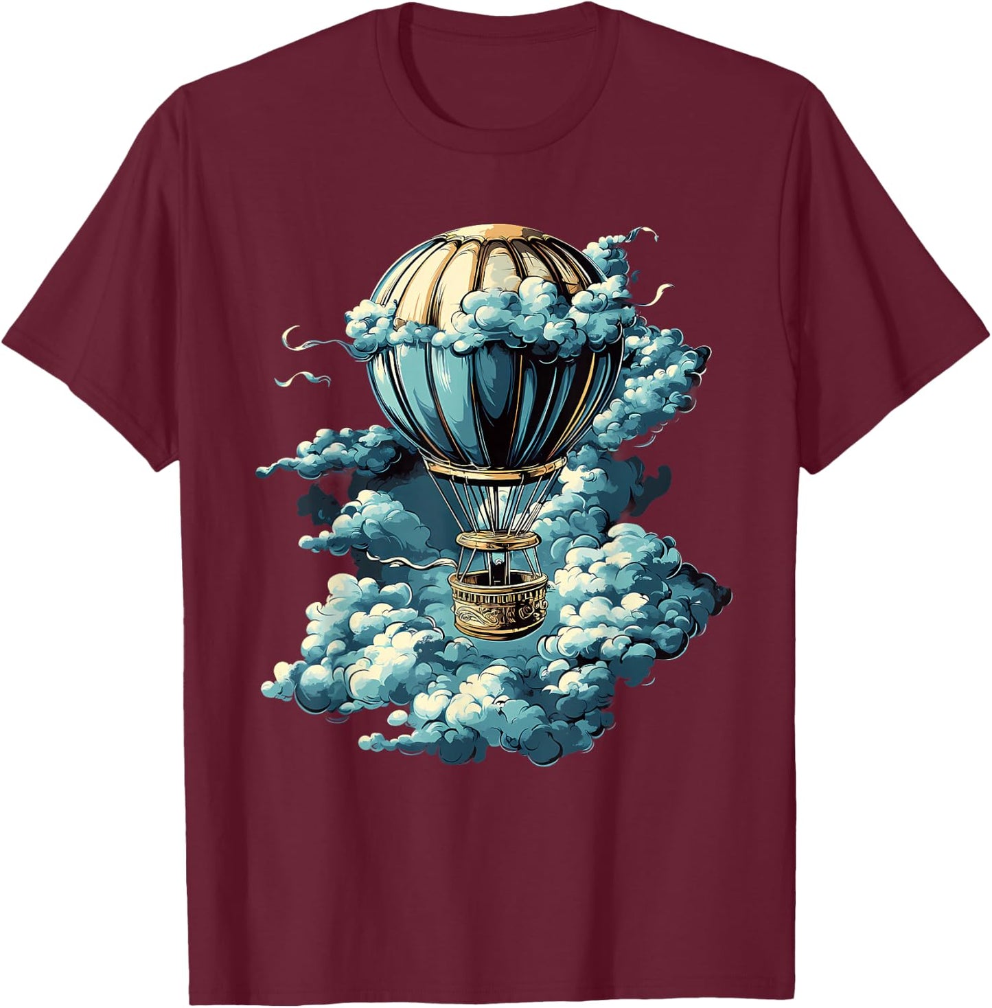 Hot Air Balloon Ride Festival Hot Air Ballooning T-Shirt - T-Shirt | Maroon